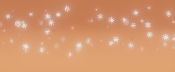 Wall Mural - Abstract Background with Falling Snowflakes