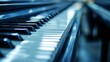 © InspirationDesign - Professional piano keys in dramatic lighting and selective focus. Perfect for classical music events, music education and entertainment industry.