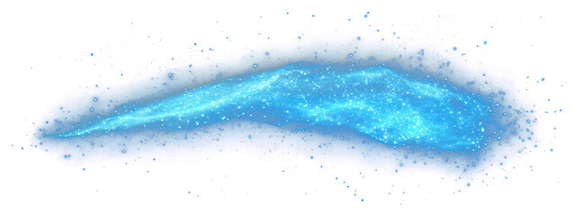 Wall Mural - png luminous wave light element universe space blue.