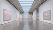 © amorn_m - Modern Art Gallery with Minimalistic Aesthetic and Neutral Tones
