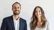 © Danudet.C - Professional Smiling Business Partners in Modern Office Setting
