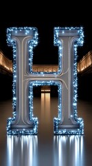 Wall Mural - curved road with motion blur effect amid blue light speed lines reflecting high-speed technology and