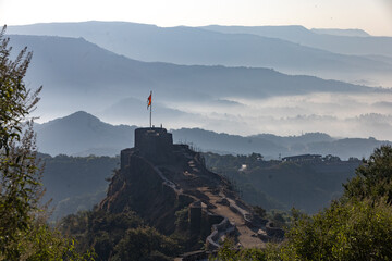 Pratapgad fort, one of the important forts of Maratha Empire, Mahabaleshwar, Maharashtra