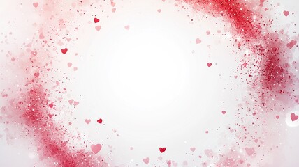 Poster - A soft vector background featuring multiple hearts in varying sizes and shades of pink and red, ideal for love and affection themes.

