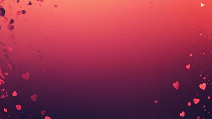 Poster - A soft vector background featuring multiple hearts in varying sizes and shades of pink and red, ideal for love and affection themes.

