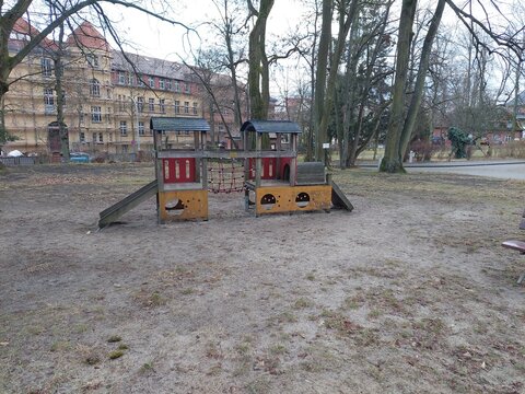 klettergerüst im Park