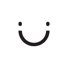 happy smile logo vector eps illustration