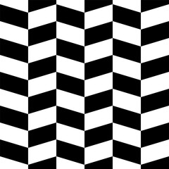 Wall Mural - geometric seamless pattern. repeated abstract black geometry patern on white background. simple diag