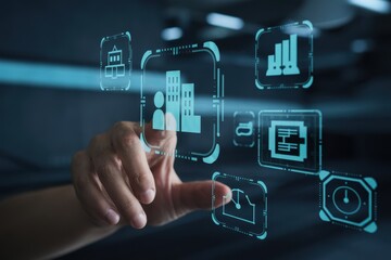 Digital Workplace Transformation:  Interactive Interface for Business Management and Efficiency