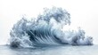 © YONG - Wave in the ocean, isolated on a white background