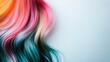 © MaxStock - Vibrant Rainbow Hair on Light Background