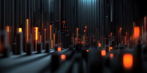 Wall Mural - digital background perfect for tech processes, neural networks, artificial intelligence, data transf