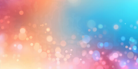 Wall Mural - abstract pastel colored background with blurred bokeh lights creating festive atmosphere
