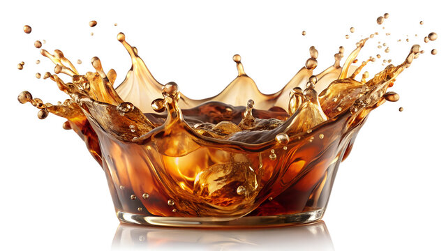 golden crown with splash