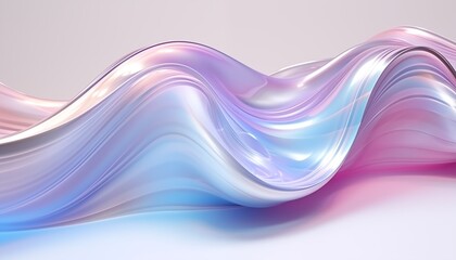 Wall Mural - abstract wave background, metal, blue, pink, beige, purple