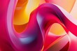 © Saqib - Abstract geometric shapes with fluid gradients of bright hues like pink, red, and yellow for a vibrant modern design.