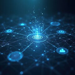 high-tech artificial intelligence concept