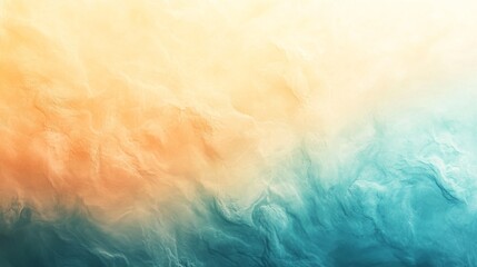 Wall Mural - abstract textured background of yellow and teal hues