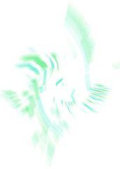 Wall Mural - An abstract transparent iridescent color blur design element.