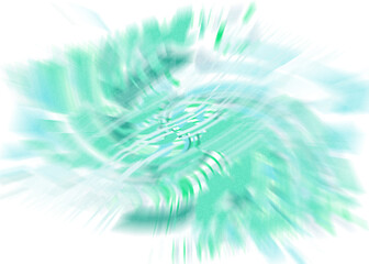 Wall Mural - An abstract transparent iridescent color blur design element.