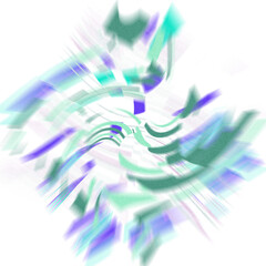 Wall Mural - An abstract transparent iridescent color blur design element.