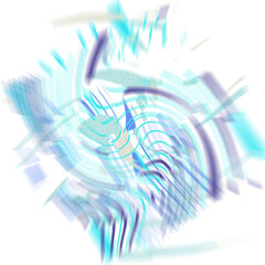 Wall Mural - An abstract transparent iridescent color blur design element.