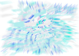 Wall Mural - An abstract transparent iridescent color blur design element.