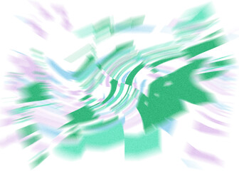 Wall Mural - An abstract transparent iridescent color blur design element.