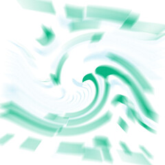 Wall Mural - An abstract transparent iridescent color blur design element.