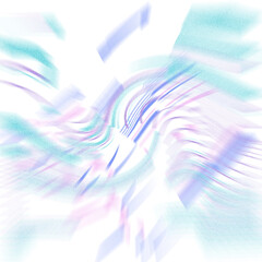 Wall Mural - An abstract transparent iridescent color blur design element.