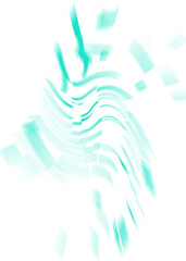 Wall Mural - An abstract transparent iridescent color blur design element.