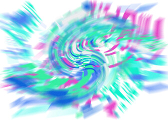 Wall Mural - An abstract transparent iridescent color blur design element.