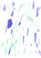 Wall Mural - An abstract transparent iridescent color blur design element.