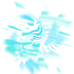 Wall Mural - An abstract transparent iridescent color blur design element.