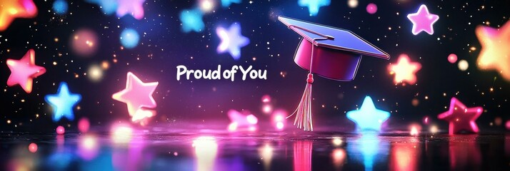 Wall Mural - proud of you! celebrate your achievements. ai.