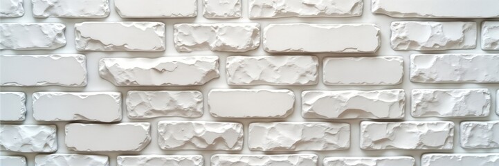 Aufkleber - White stone wall texture. Design for interior decoration. Seamless pattern. Modern, vintage style. Ideal for home decor. Stylish, minimalist background. Used as wallpaper. Suitable for various