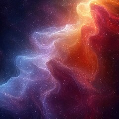 Wall Mural - celestial cosmic dance outer space digital art ethereal environment abstract viewpoint universe conc