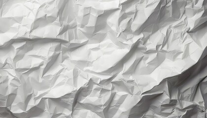 Striking White Crumpled Paper Texture Background for Web or Mobile Devices A Timeless and Versatile Design Element