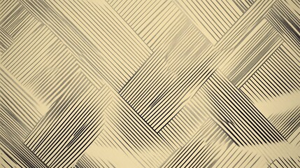 Fototapete - Interwoven squares with diagonal line patterns create an abstract background