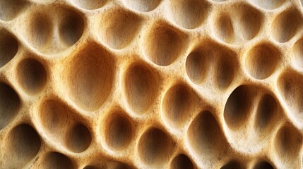 Aufkleber - Organic shapes in abstract background creating a three-dimensional illusion