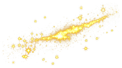 Wall Mural - PNG Sparkling stars png astronomy sparkle effect.