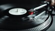 © Alma - A close-up of a vinyl record on a turntable, emphasizing the needle and spinning record.