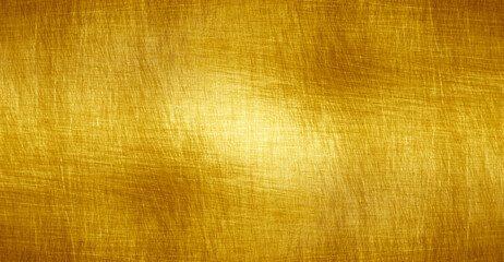 Wall Mural - Shiny yellow leaf gold foil texture