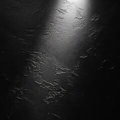 Wall Mural - dark textured background illuminated by a spotlight.
