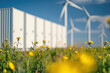 © Emanuel - Modern energy storage containers designed for large-scale wind farms