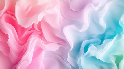 Poster - Abstract gradient background with soft pastel colors blending smoothly, perfect for text overlay