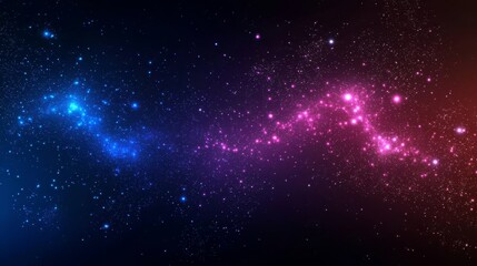Wall Mural - a visually captivating background that combines technology and particle effects.