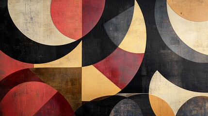 Leinwandbilder - Detailed shot of a sleek, abstract graphic with geometric patterns and gradients, showcasing a professional and contemporary visual style.