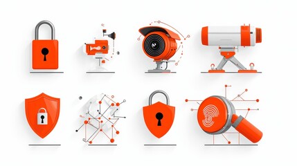 Aufkleber - Monitoring security elements understanding the standard for cctv cameras and other devices in a comprehensive overview of surveillance technology