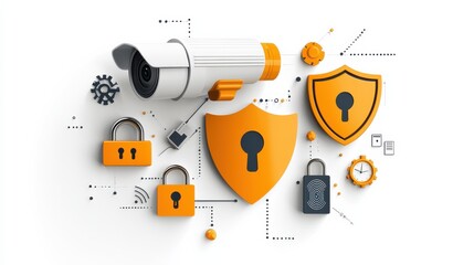 Leinwandbilder - Enhancing security monitoring an overview of six key cctv camera standards urban environments technical content comprehensive analysis